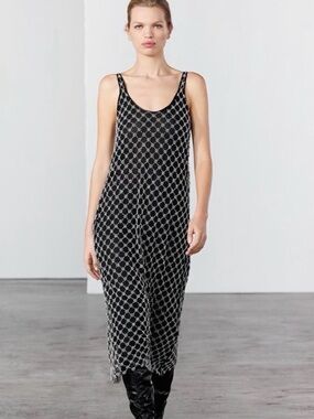 Zara beaded jewel midi dress